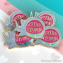 Load image into Gallery viewer, Internal Screaming | Basking Shark Pin
