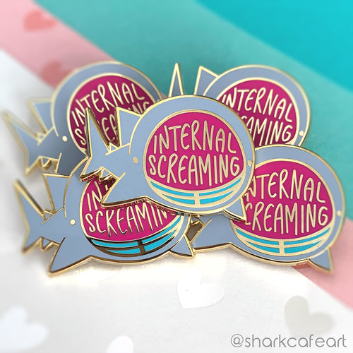 Internal Screaming | Basking Shark Pin