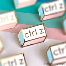 Load image into Gallery viewer, Ctrl Z PASTEL Pin