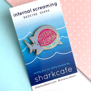 Internal Screaming | Basking Shark Pin