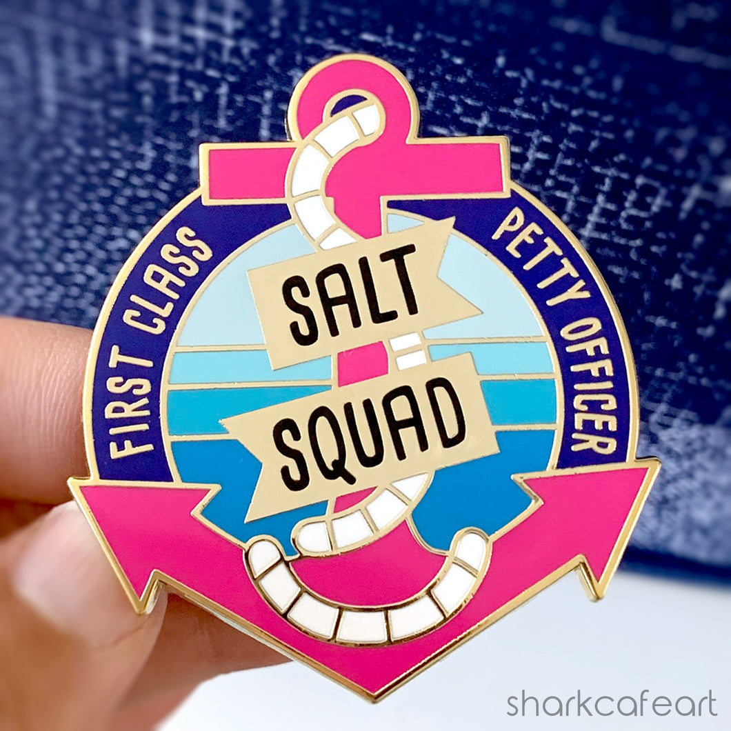 Salt Squad Pin