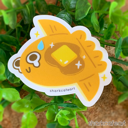 Mola Mola Pancake | Sunfish | Ocean Pancakes CLEAR MATTE Sticker