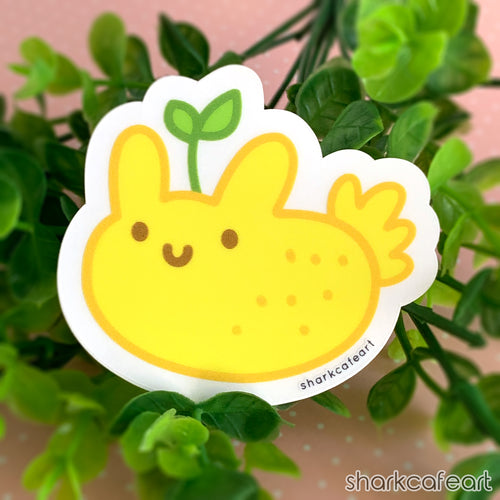 Sea Lemon Nudibranch | Nudi Fruities CLEAR MATTE Sticker