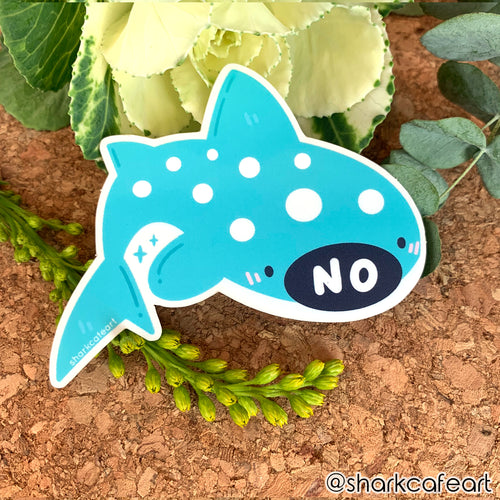 Whale Snark CLEAR GLOSSY Sticker