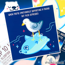 Load image into Gallery viewer, Emotional Support Mola | Sunfish Print